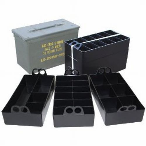 MTM AMMO CAN ORGANIZER FOR 50CAL BLK 3PK - Hunting Accessories